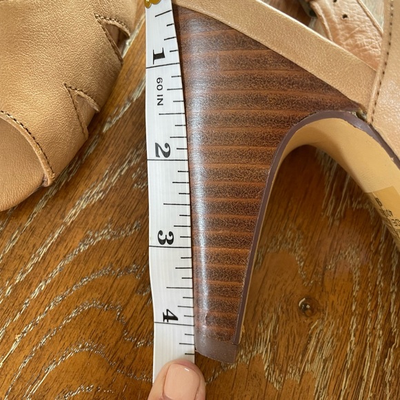 Nine West Taupe Maggieff Heels - Picture 2 of 9